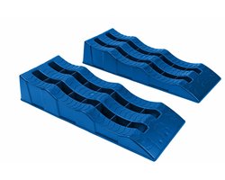 3000 Kg. Oprijbokken Wielbalancers Camper Levellers Set Voor Auto 610 x 210 x 120 mm.