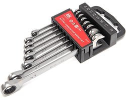 AOK 8 Delige Professionele Ring, Ratelset, Steeksleutelset