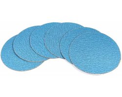 150 mm K100 schuurschijf BLAUW voor METAAL