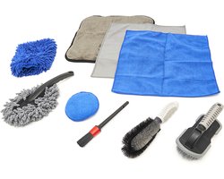 10 Delige Auto Reinigingsset – Autopoets Set voor Interieur en Exterieur