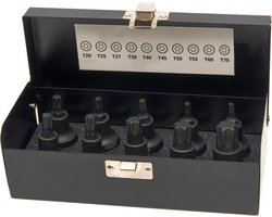 Professionele 1/2 inch Krachtdoppenset Torx T20-T70 10-Delig