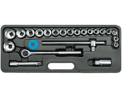 Vorel 58240 Doppenset 1/2" 8-30mm, 24 Delen