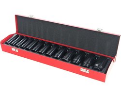 13 Delige 1/2" 10 - 30 mm Lange Krachtdoppenset