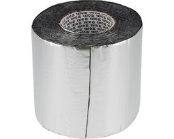 Professionele Bitumen Reparatietape met Aluminium Toplaag – 10 Meter – Zelfklevende Loodband / Aluband – Weer- en UV-bestendige Dakreparatie – Dikte 1.5 mm