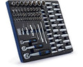 Inlay met doppenset, ratelset 80-delig
