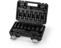 Professionele 18 Delige 1/2" Krachtdoppenset met Verlengstukken