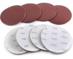 10 stuks 150 mm K150 Schuurschijf met Klittenband