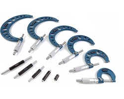 Dasqua Professionele 6 Delige 0 - 150 mm Buiten Micrometerset