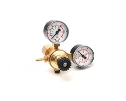 Reduceertoestel inclusief dubbele manometer Belgische Aansluiting