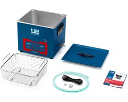 Ultrasoon reiniger, blauw 17.8