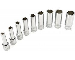 AOK 9-delige 1/2 SUPER GRIP lange doppenset