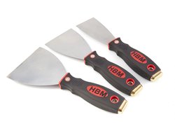 3 Delige Plamuur Messen Set (50, 75 en 100 mm Breed)
