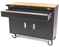 117 cm. Professionele Verrijdbare Gereedschapswagen / Werkbank