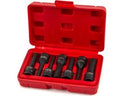 7 Delige Lange Inbus Krachtdoppenset met 3/8" Opname