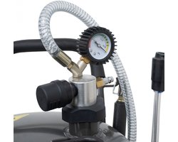 Weber olieopvangbak met zuigfunctie 85 l, 4 bar, zwart, 470 mm breed, 1070-1610 mm hoog