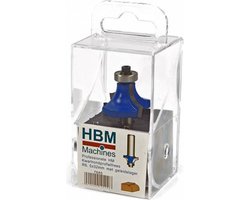 Professionele HM Kwartrondprofielfrees R9,5 x 32 mm. Met Geleidelager