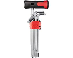 PARKSIDE Torx sleutel set - Torx T-greep 11-delig - In opklapbare kunststof houder