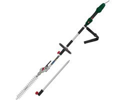 PARKSIDE® Elektrische Telescopische Heggenschaar – 710W – Snoei Heggen tot 3,5m Hoog – 41cm Zaaglengte – 9 Instelbare Snijhoeken – Aluminium Telescoopsteel & Schouderriem – Inclusief Veiligheidsbril