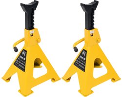 VOREL Assteunen 2 stuks - 6 ton draagkracht - 31x27x47 cm