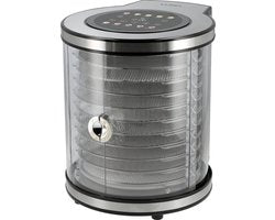 Lund 850 Watt Voedseldroger / Dehydrator met 10 droogrekken