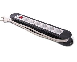 Stekkerdoos 6 Voudig 1,5 Meter Kabel 3 x 1,5 mm Met Schakelaar
