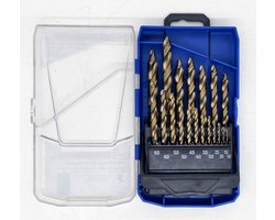 Stahlkaiser 19 Delige 1-10 x 0,5 mm HSS-CO Turbo Smart-Stepstar Borenset