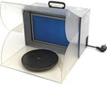 Airbrush Spuitcabine met LED verlichting , Afzuiging , Draaiplateau en Filter