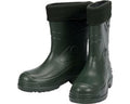 Natrix EVA Regenlaarzen - Ultra Lichtgewicht & Thermisch Geïsoleerd - Waterdichte Rubberlaarzen voor Tuin & Huishouden - Korte Werklaarzen Hoogte 30 cm - Maat 40 / Voetlengte 25.8 cm - Zwarte Tuinlaarzen (Categorie I)