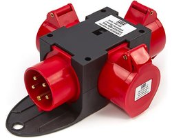 400 Volt 3 Voudig Verdeelblok 16 Amperé