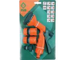 FLO 89208 1/2" Tuinslang Koppelingen & Spuitpistool Set