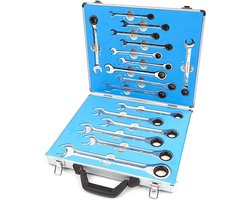 17 Delige Professionele Ring, Ratel, Steeksleutelset
