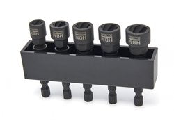 Schroef en tappen extractor set 5-delig