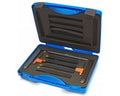 6 x 6 - 7-delige beitelset met HM wisselplaten