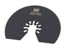 78 mm. Zaagblad Half Rond Voor Hout en Plastic voor Multitool