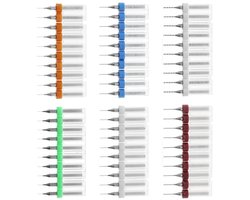 Set van 10 micro boortjes in een doosje (0.20 mm) - WD1775994775