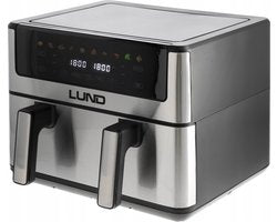 Lund 2600 Watt 10 Liter XL Air Fryer / Heteluchtfriteuse (10 Programma's)