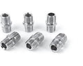6x Verloopnippel 1/4"- 1/4" Buitendraad