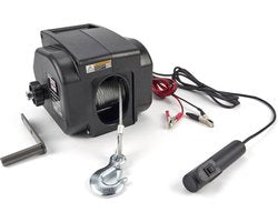 Draagbare 12 Volt 900 Kilo Elektrische Lier (900 Kg Trekkracht)