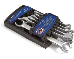 6 Delige Open Ringsleutelset Voor Remleidingen 8 - 19 mm