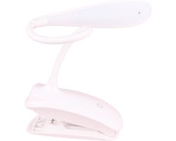 Benson Flexibele LED klemlamp - dimbaar - 3 lichtstanden - USB-oplaadbaar