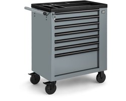 Gereedschapswagen 7 laden, zwart/grijs
