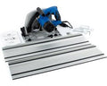 190 mm Professionele 1400 Watt Invalzaag, Liniaalzaag met 2 x 700 mm Liniaal