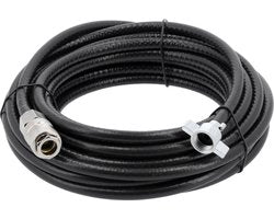 8 Meter Professionele Luchtslang voor Vrachtwagen & Bus - 3-Laags Gewapend PVC - M16x1.5 Binnendraad naar Universele Snelkoppeling - Persluchtslang voor Bandenpomp & Blaaspistool