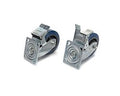 4 Stuks Profi 200 mm. Zwenkwiel met Rem