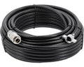 18 Meter Professionele Luchtslang voor Vrachtwagen & Bus - 3-Laags Gewapend PVC - M16x1.5 Binnendraad naar Universele Snelkoppeling - Persluchtslang voor Bandenpomp & Blaaspistool