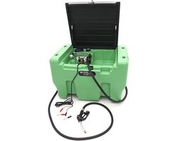 12 Volt 330 Liter Kunststof Mobiele Benzinetank / Benzinepomp