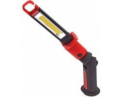 LED opvouwbare zaklamp 200 lumen, rood
