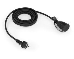 5 Meter Verlengsnoer H07RN-F 3G1.5mm² 1-voudig IP44