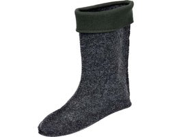 Natrix EVA Korte Regenlaarzen - Ultra Lichtgewicht & Thermisch Geïsoleerd - Waterdichte Rubberlaarzen voor Tuin & Huishouden - Enkellaarzen Hoogte 27 cm - Maat 39 / Voetlengte 25.0 cm - Zwarte Tuinlaarzen (Categorie I)