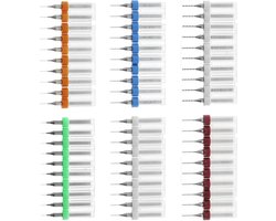 Set van 10 micro boortjes in een doosje (0.50 mm)